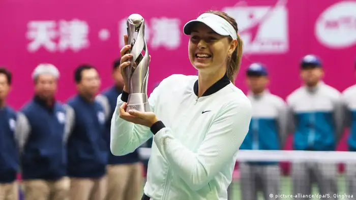 Tennis Tianjin Open Maria Sharapova (picture-alliance/dpa/S. Qinghua)