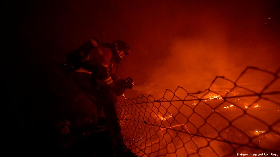 Cinco muertos por graves incendios en España y Portugal