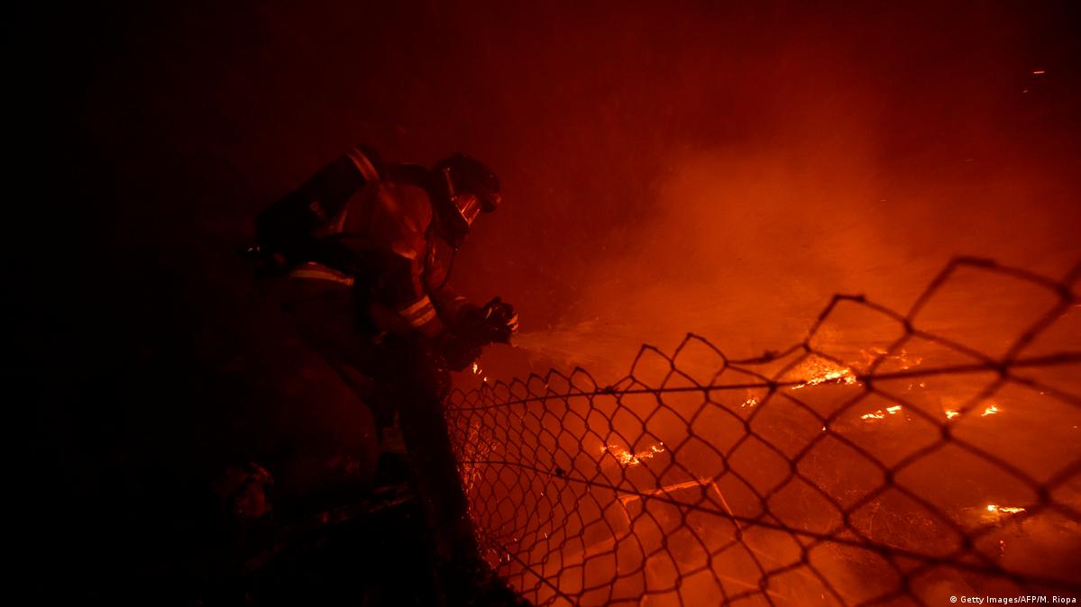 Cinco muertos por graves incendios en España y Portugal