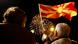 Supporters of the ruling Social Democratic Union of Macedonia wave a Macedonian flag during victory celebrations for the local elections Supporters of the ruling Social Democratic Union of Macedonia wave a Macedonian flag during victory celebrations for the local elections