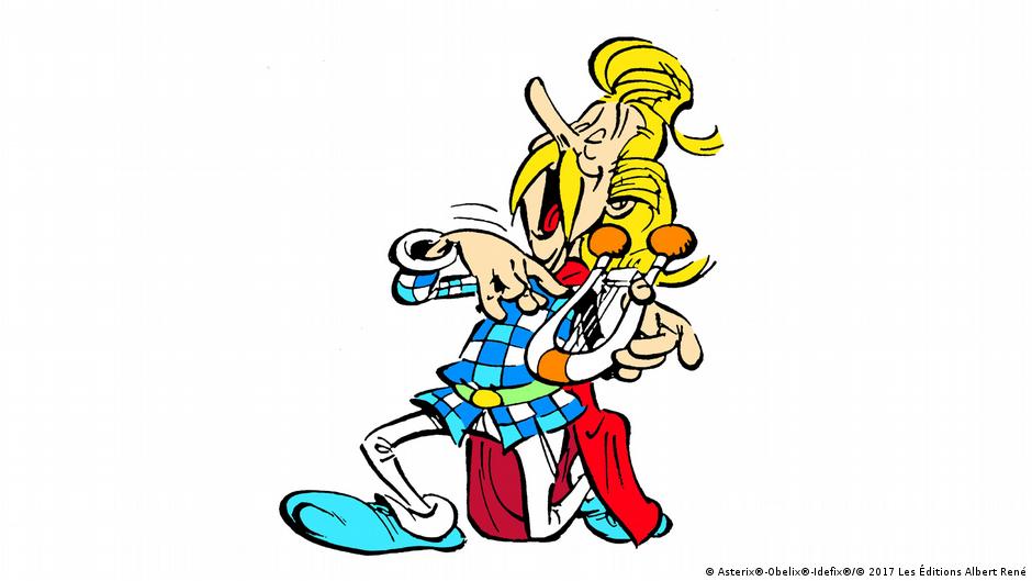 Serien Asterix & Obelix Comics Film Figur Asterix Figur Troubadix mit