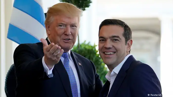 USA Washington Donald Trump trifft Alexis Tsipras (Reuters/J. Roberts)