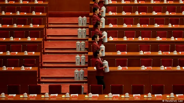 China Peking Vorbereitungen Kommunistischer Parteitag (Reuters/J. Lee)