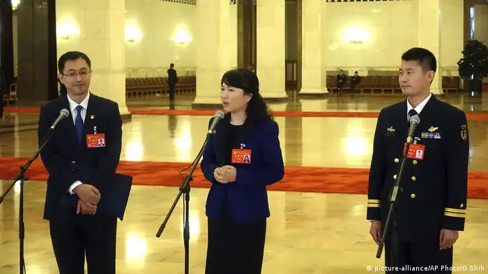 China Party Congress Stagecraft Delegates Corridor