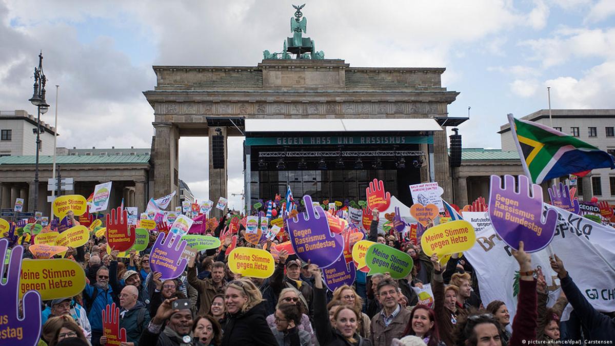 Thousands in Berlin protest far-right racism