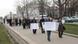На фото: одна из последних акций протеста правозащитников в Бишкеке, март 2009 На фото: одна из последних акций протеста правозащитников в Бишкеке, март 2009