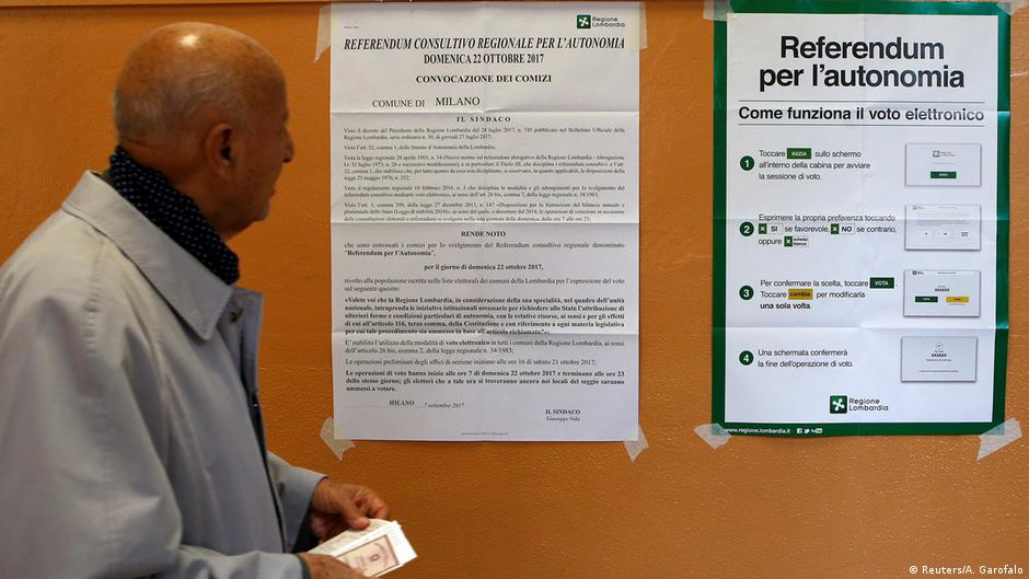 Inside Europe Calls for more autonomy in Italy DW 10/27/2017