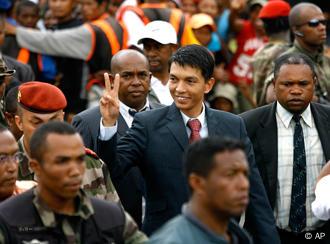 Madagaskars Übergangspräsident Andry Rajoelina (Foto: AP)