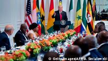 USA Donald Trump spricht vor afrikanischen Staatschefs