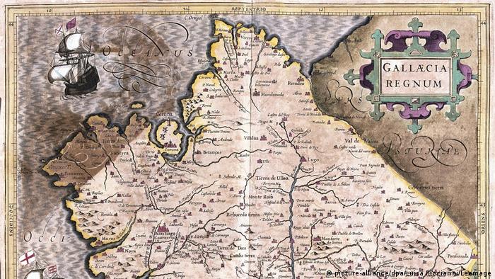 Historic map of Galicia (picture-alliance/dpa/Luisa Ricciarini/Leemage)