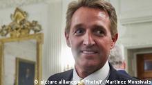 In this photo taken July 19, 2017, Sen. Jeff Flake, R-Ariz. walks to his seat as he attends a luncheon with other GOP Senators and President Donald Trump at the White House in Washington. Flake, a frequent critic of President Donald Trump, announced on Oct. 24, he won’t seek re-election. (AP Photo/Pablo Martinez Monsivais, File) |