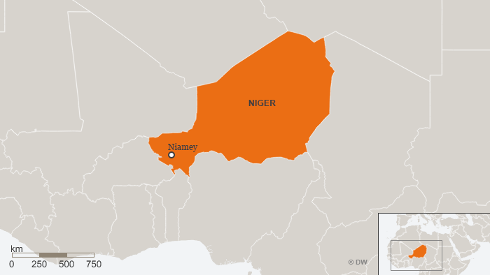 Karte Niger DEU FRA ENG
