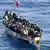 Boot mit afrikanischen Flüchtlingen (Foto: dpa)