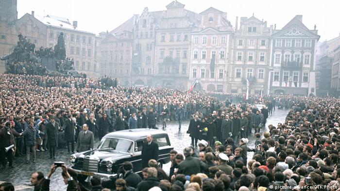  Tschechoslowakei 1969, Beerdigung Jan Palach, Selbstverbrennung 