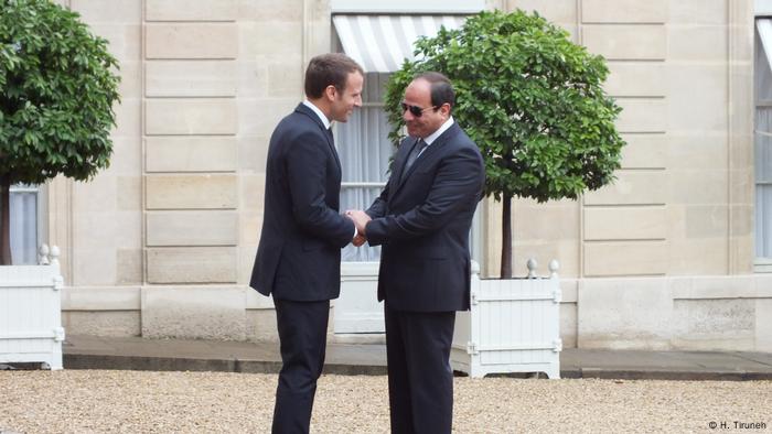 Frankreich ägyptischer Präsident Al Sissi in Paris (H. Tiruneh)