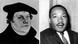 Bildcombo Martin Luther und Martin Luther King Bildcombo Martin Luther und Martin Luther King