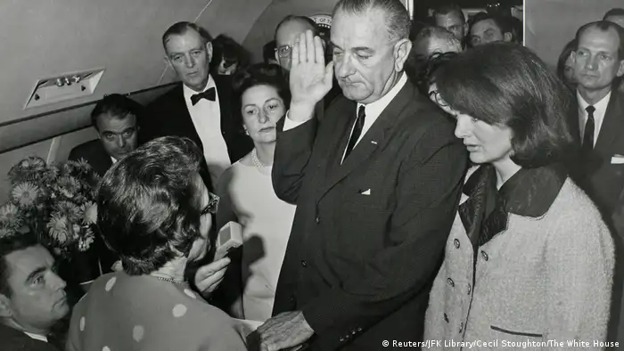 USA JFK Dokumente - Vice President Lyndon Baines Johnson (Reuters/JFK Library/Cecil Stoughton/The White House)