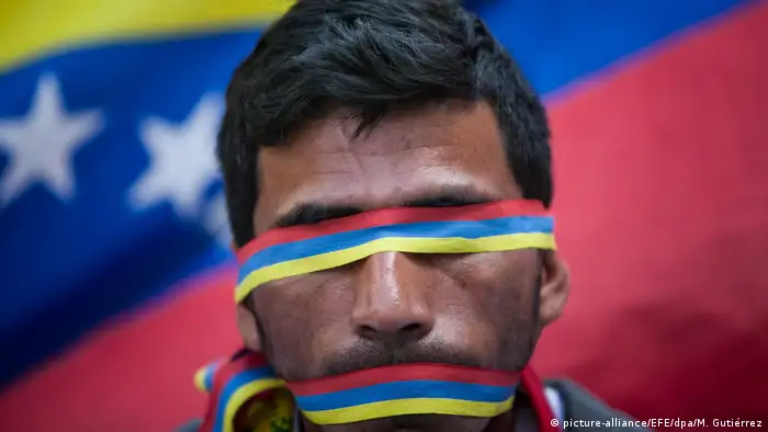Symbolbild Opposition in Venezuela (picture-alliance/EFE/dpa/M. Gutiérrez)