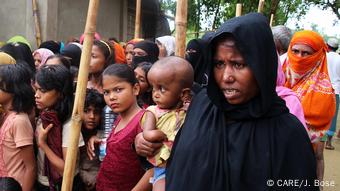 Rohingya Flüchtlingslager an der Grenze zwischen Bangladesch und Myanmar