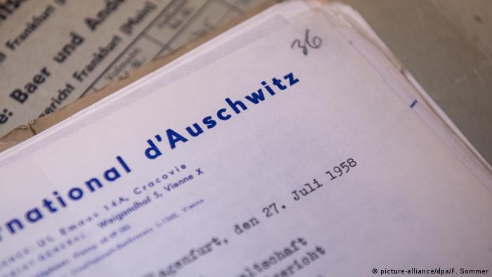 Germany - Historic documents from the Frankfurt trials in the early 1960s.