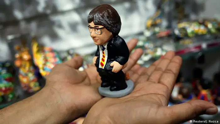 Barcelona Miniaturfigur Carles Puigdemont, (Reuters/J. Nazca)