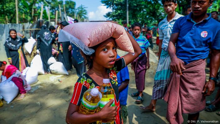 Bangladesch | Humanitäre Hilfe für Rohingya (DW/ P. Vishwanathan)
