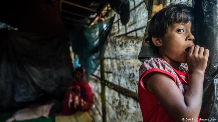Bangladesch | Kinder in Rohingya-Flüchtlingslagern (DW/ P. Vishwanathan)