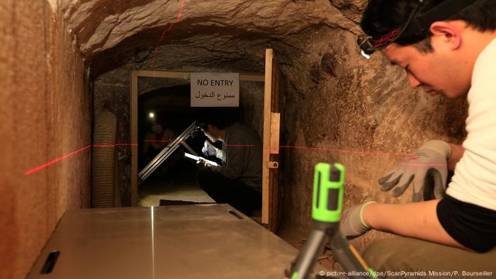 Ägypten Hohlraum in der Cheops-Pyramide entdeckt (picture-alliance/dpa/ScanPyramids Mission/P. Bourseiller)