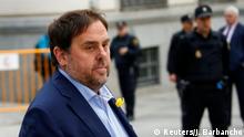 Арестованные лидеры сепаратистов Каталонии прошли в испанский парламент