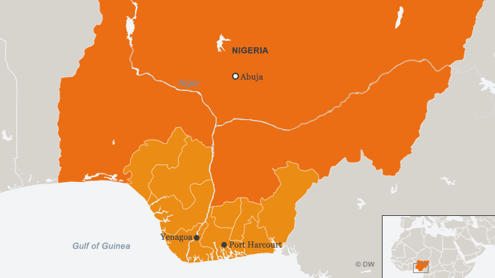 Map of the Niger Delta (DW)
