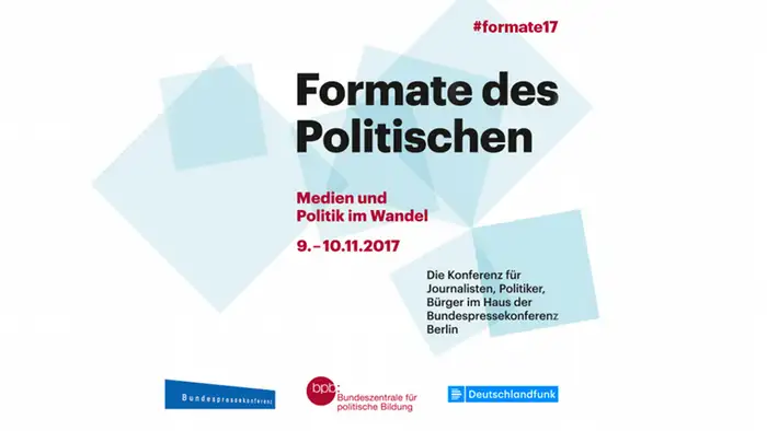 Veranstaltung Formate des Politischen: Medien und Politik im Wandel | #formate17