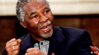 Thabo Mbeki Präsident von Südafrika