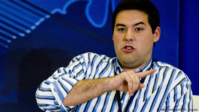Venezuela Yon Goicoechea Studentischer Oppositionsführer (Getty Images/AFP/L. Acosta)