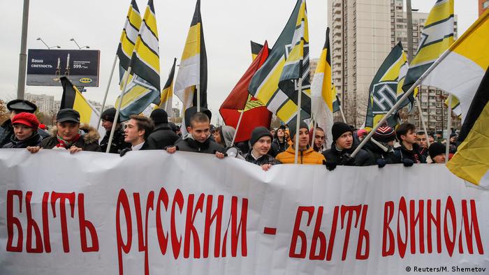 Russland Moskau - Demonstration zum Tag der Einheit des Volkes