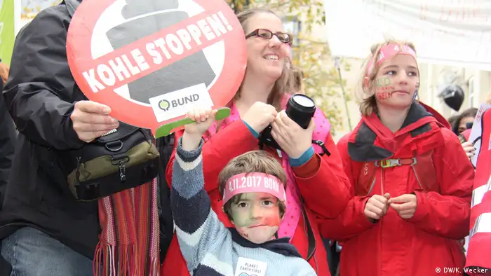 UN-Klimakonferenz 2017 in Bonn Proteste (DW/K. Wecker)