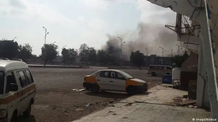 Selbstmordanschlag auf Gebäude der Sicherheitskräfte im jemenitischen Aden (Imago/Xinhua)
