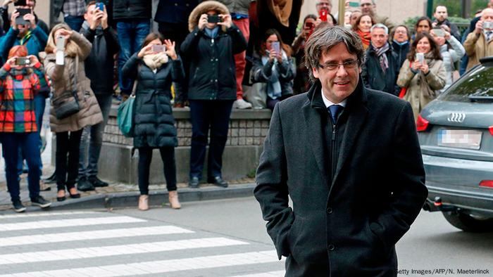 Belgien Carles Puigdemont in Brüssel (Getty Images/AFP/N. Maeterlinck)