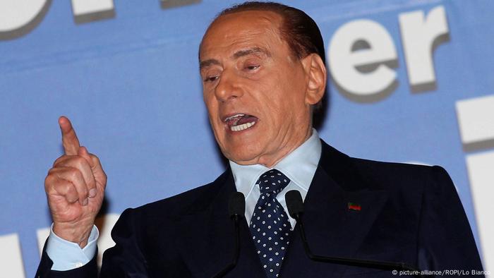 Sizilien Silvio Berlusconi in Palermo