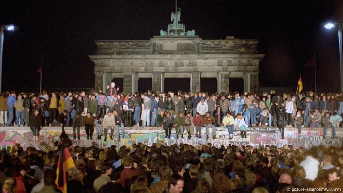 Deutschland, Brandenburger-Tor, Maueröffnung 1989