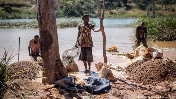 Kobaltminen in der Demokratischen Republik Kongo (Getty Images/AFP/F. Scoppa)