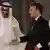 VAE Louvre Abu Dhabi- Kronprinz Sheikh Mohammed bin Zayed al-Nahyan und französischer Präsident Emmanuel Macron