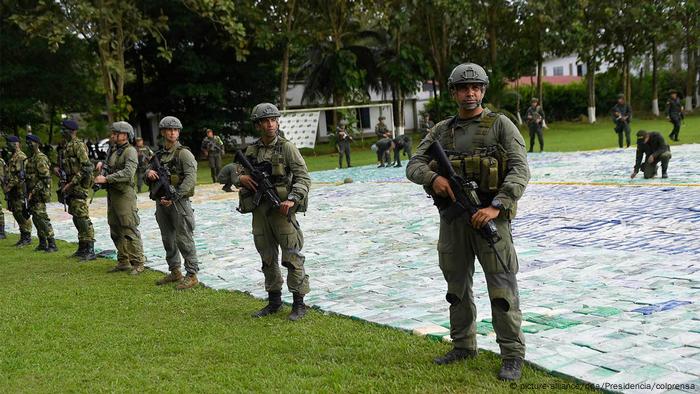 Kolumbien Rekordfund 12 Tonnen Kokain (picture-alliance/dpa/Presidencia/colprensa)