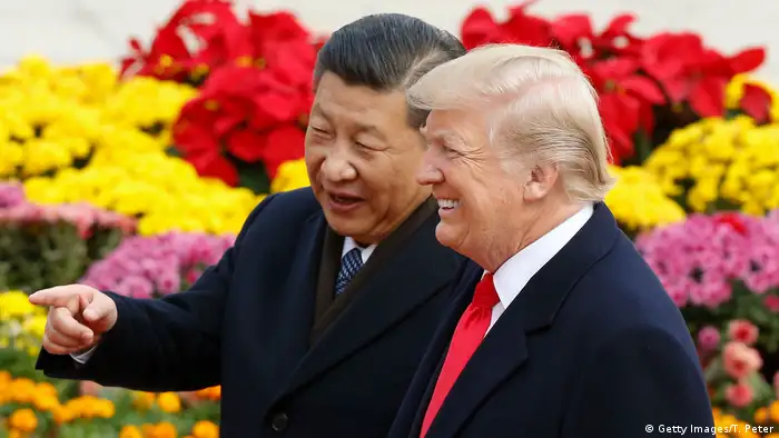 China USA Donald Trump & Xi Jinping in Peking