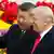 "Meus sentimentos em relação a você são bastante calorosos", disse Trump (dir.) a Xi Jinping