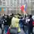 Proteste vor dem Regierungspalast in Bukarest