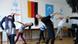 Uyghur girls learn traditional dances at a community centre in Munich Uyghur girls learn traditional dances at a community centre in Munich
