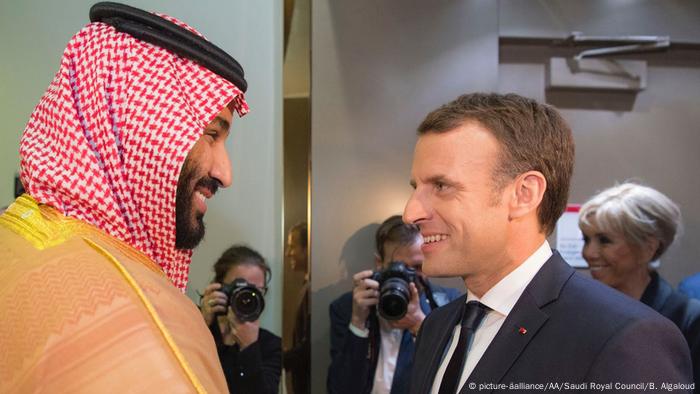 Saudi-Arabien Riad Besuch Emmanuel Macron (picture-äalliance/AA/Saudi Royal Council/B. Algaloud)