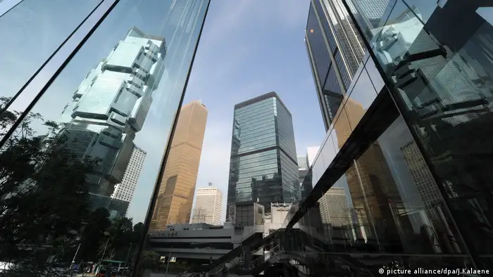 Bankenviertel in Hongkong