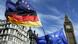 Großbritannien - Deutsche und Europäische Flagge vor Big Ben Großbritannien - Deutsche und Europäische Flagge vor Big Ben