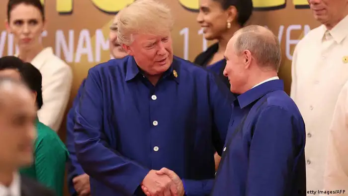 Vietman APEC Gipfel Trump Putin Handschlag